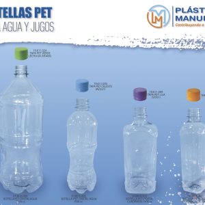 Botellas PET –  Aguas y Jugos